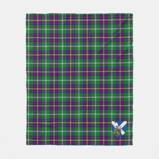 Scotts Inglis Tartan Pset Fleece Deken (Voorkant)