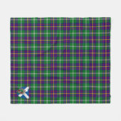 Scotts Inglis Tartan Pset Fleece Deken (Voorkant (Horizontaal))