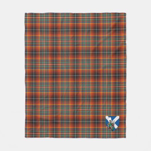 Scotts Innes Ancient Tartan Plaid Fleece Deken (Voorkant)