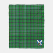 Scotts Innes Hunting Tartan Pset Fleece Deken (Voorkant)
