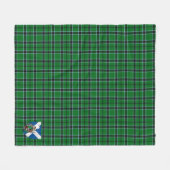 Scotts Innes Hunting Tartan Pset Fleece Deken (Voorkant (Horizontaal))
