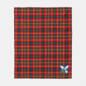 Scotts Innes Modern Tartan Pset Fleece Deken (Voorkant)