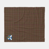 Scotts Innes of Cowie Tartan Pset Fleece Deken (Voorkant (Horizontaal))