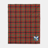 Scotts Innes of Moray Tartan Pset Fleece Deken (Voorkant)