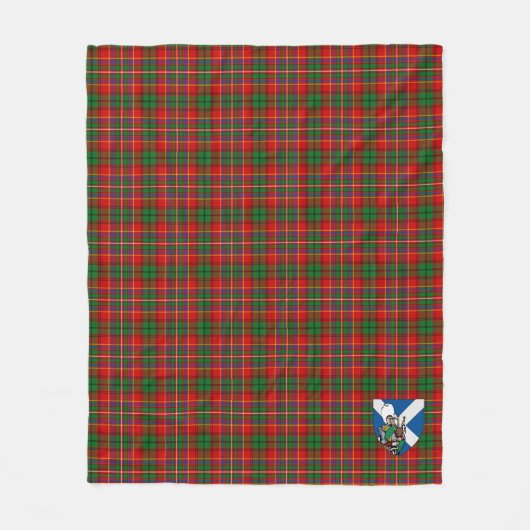 Scotts Innes Tartan Pset Fleece Deken (Voorkant)