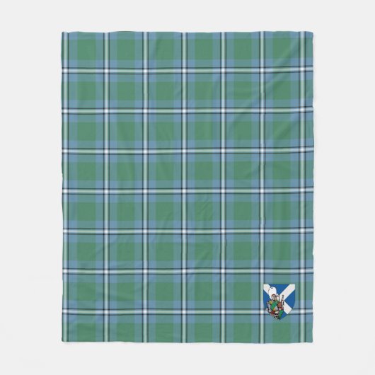 Scotts Irvine Tartan Pset Fleece Deken (Voorkant)