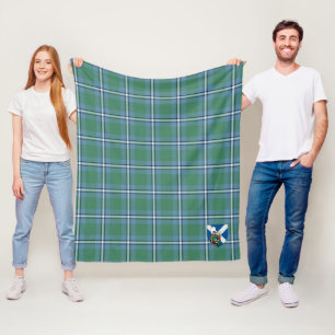 Scotts Irvine Tartan Schotlandse ruit Fleece Deken