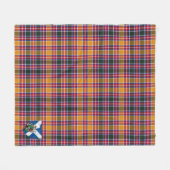 Scotts Jacobite Tartan Pset Fleece Deken (Voorkant (Horizontaal))