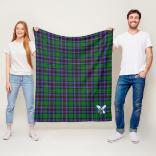 Scotts Jager van Peeblesshire Tartan Plaid Fleece Deken