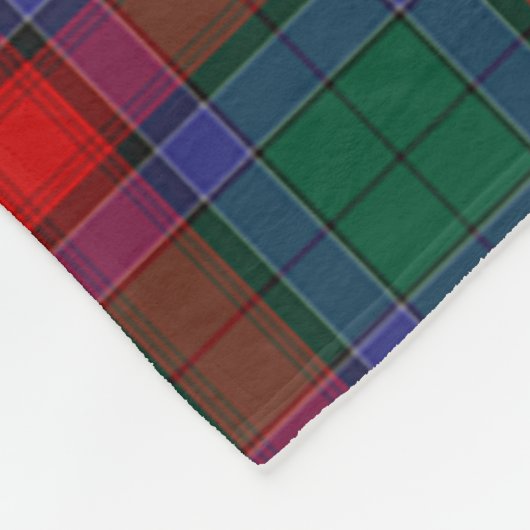 Scotts Jardine Dress Tartan Pset Fleece Deken (Hoek)