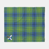 Scotts Johnston Ancient Tartan Pset Fleece Deken (Voorkant (Horizontaal))