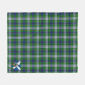 Scotts Johnston Dress Tartan Pset Fleece Deken (Voorkant (Horizontaal))