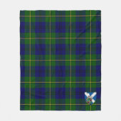 Scotts Johnston Modern Tartan Plaid Fleece Deken (Voorkant)