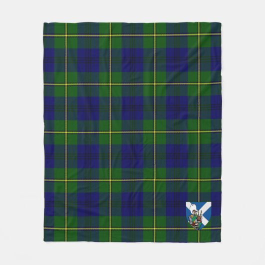 Scotts Johnston Modern Tartan Plaid Fleece Deken (Voorkant)