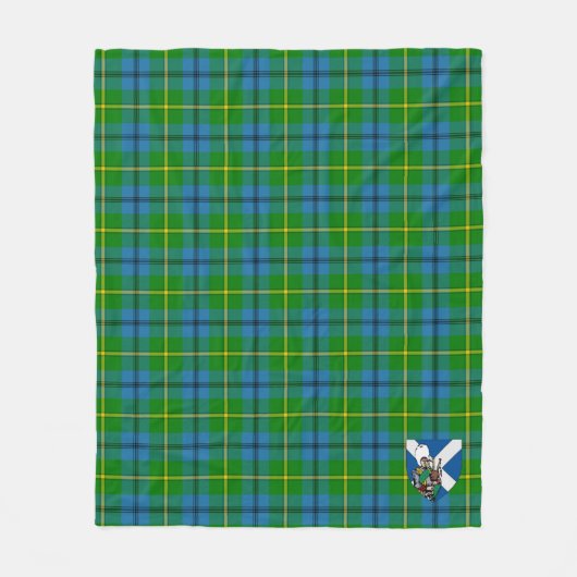 Scotts Johnston Tartan Pset Fleece Deken (Voorkant)