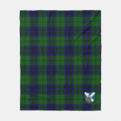 Scotts Keith Modern Tartan Pset Fleece Deken (Voorkant)