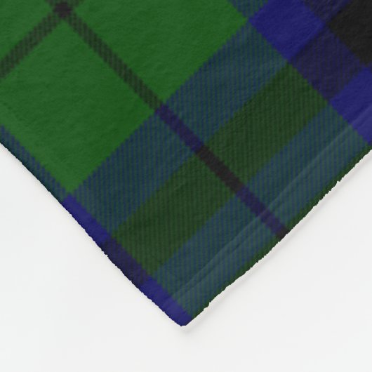 Scotts Keith Modern Tartan Pset Fleece Deken (Hoek)
