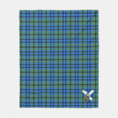 Scotts Keith Tartan Plaid Fleece Deken (Voorkant)