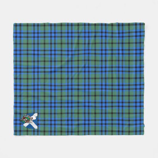 Scotts Keith Tartan Plaid Fleece Deken (Voorkant (Horizontaal))