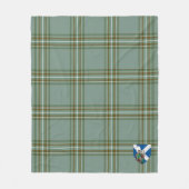 Scotts Kelly Tartan Pset Fleece Deken (Voorkant)