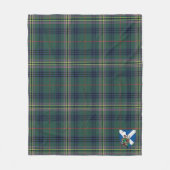 Scotts Kennedy Modern Tartan Pset Fleece Deken (Voorkant)