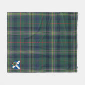 Scotts Kennedy Modern Tartan Pset Fleece Deken (Voorkant (Horizontaal))