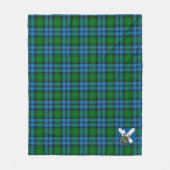 Scotts Kerr Hunting Tartan Pset Fleece Deken (Voorkant)