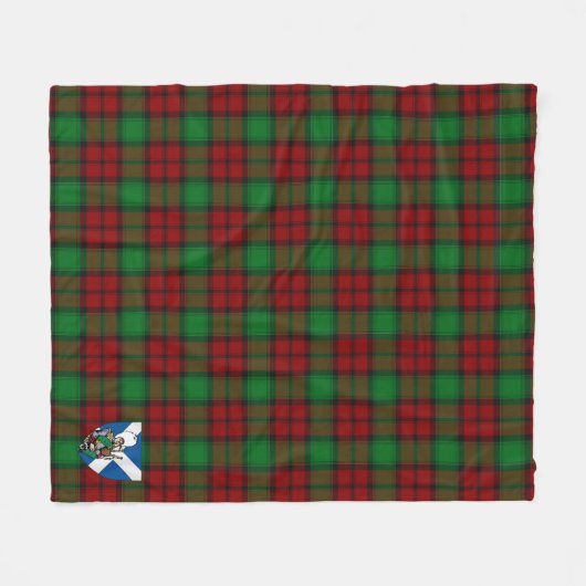 Scotts Kerr Tartan Pset Fleece Deken (Voorkant (Horizontaal))