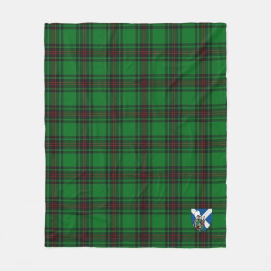 Scotts Kinnear Tartan Pset Fleece Deken (Voorkant)