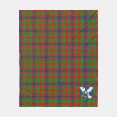 Scotts Kinninmont Tartan Pset Fleece Deken (Voorkant)