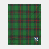 Scotts Kirkcaldy Tartan Pset Fleece Deken (Voorkant)