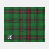 Scotts Kirkcaldy Tartan Pset Fleece Deken (Voorkant (Horizontaal))