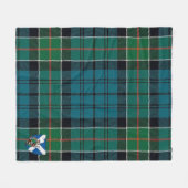 Scotts Kirkpatrick Tartan Plaid Fleece Deken (Voorkant (Horizontaal))