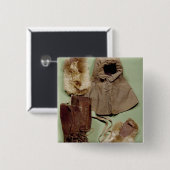 Scott's kleding gebruikt op de Antarctische zee Vierkante Button 5,1 Cm (Voorkant /achterkant)