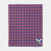 Scotts Laing of Archiestown Tartan Pset Fleece Deken (Voorkant)