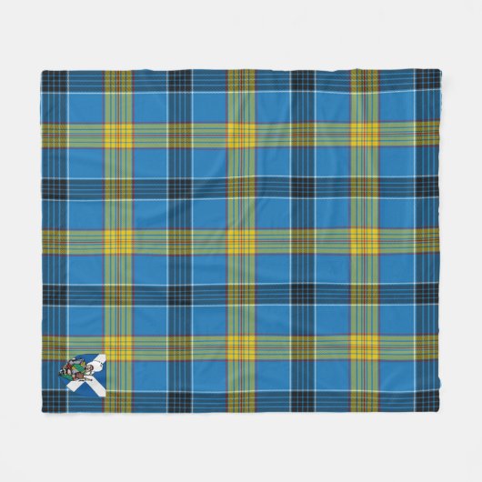 Scotts Laing Tartan Pset Fleece Deken (Voorkant (Horizontaal))