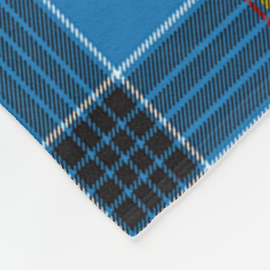 Scotts Laing Tartan Pset Fleece Deken (Hoek)