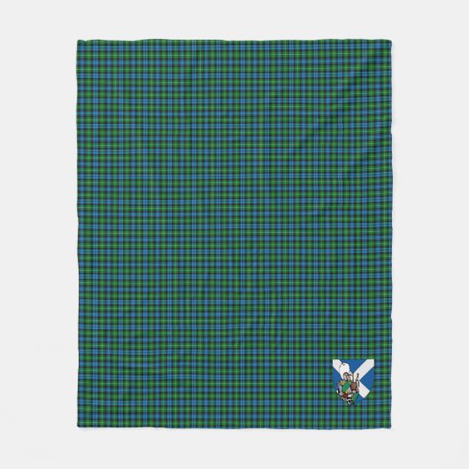 Scotts Lammie Tartan Pset Fleece Deken (Voorkant)