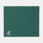 Scotts Lammie Tartan Pset Fleece Deken (Voorkant (Horizontaal))