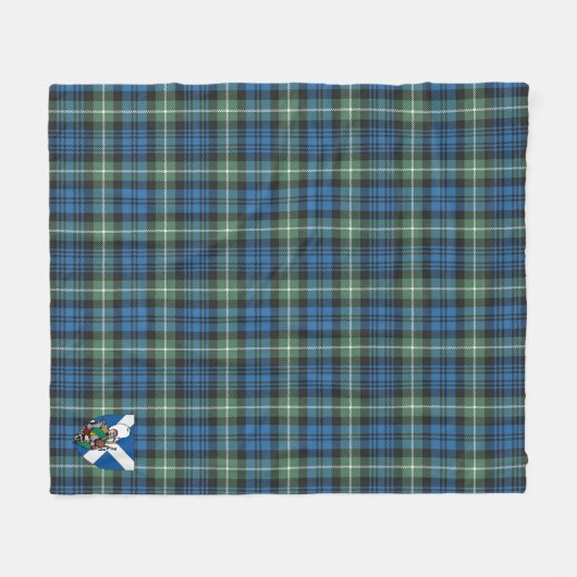 Scotts Lamont Ancient Tartan Pset Fleece Deken (Voorkant (Horizontaal))