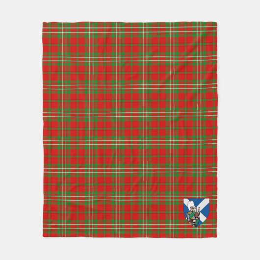 Scotts Langlands Tartan Pset Fleece Deken (Voorkant)