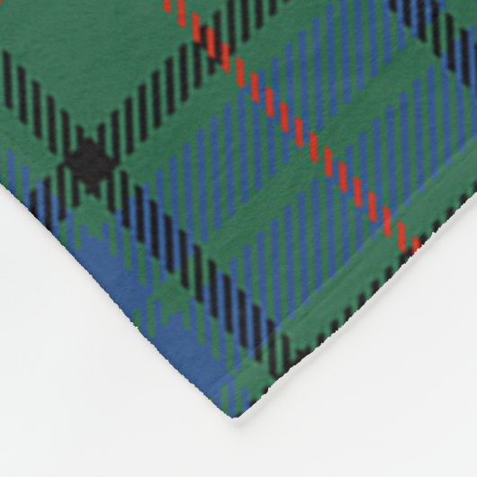 Scotts Lauder Tartan Plaid Fleece Deken (Hoek)