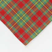 Scotts leask Modern Tartan Pset Fleece Deken (Hoek)