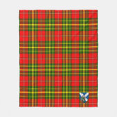 Scotts Leask Schotse Ruitpatroon Fleece Deken (Voorkant)