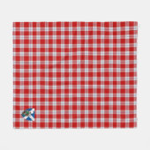 Scotts Lennox Dress Tartan Pset Fleece Deken (Voorkant (Horizontaal))