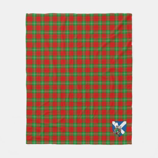 Scotts Lennox Tartan Pset Fleece Deken (Voorkant)
