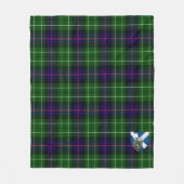 Scotts Leslie Hunting Tartan Pset Fleece Deken (Voorkant)