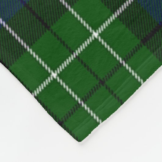 Scotts Leslie Hunting Tartan Pset Fleece Deken (Hoek)