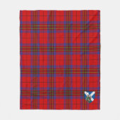 Scotts Leslie Modern Tartan Pset Fleece Deken (Voorkant)