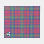 Scotts Lindsay Ancient Tartan Pset Fleece Deken (Voorkant (Horizontaal))